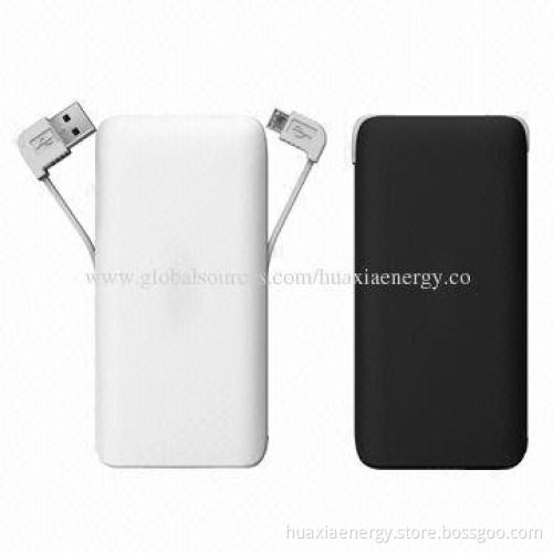 Dual USB Port Power Banks, 6,000mAh with Color Box Packing